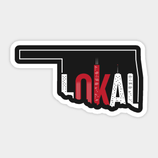 LokAL Skyline Tee Sticker